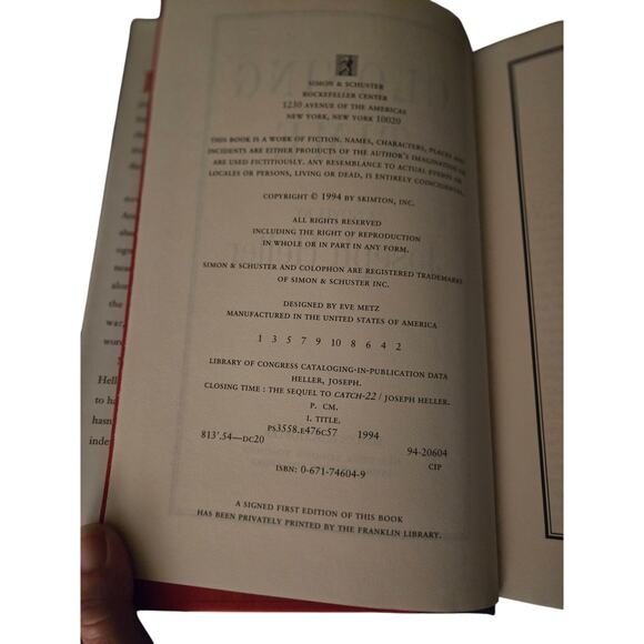 Closing time by Joseph Heller 0671746049 Simon & schuster - Picture 6 of 7